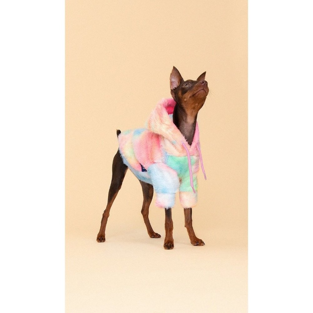 Little Beast Pineapple Express Pet Hoodie in Multi Medium